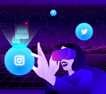 social media virtual and augmented reality