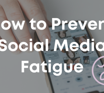 avoiding social media exhaustion