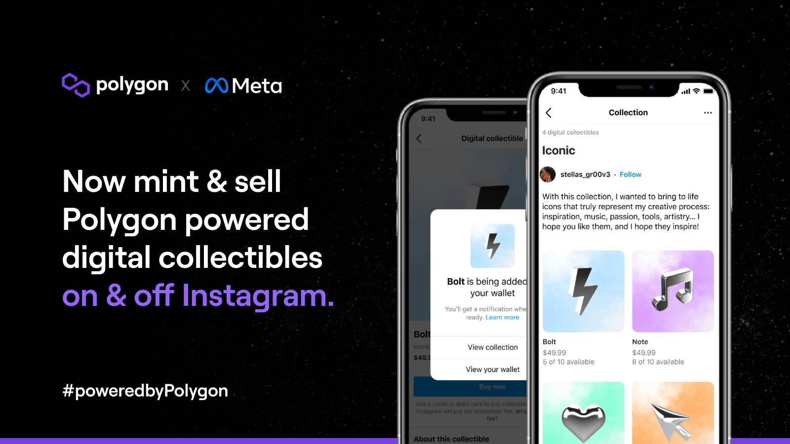 Digital Collectibles on social media