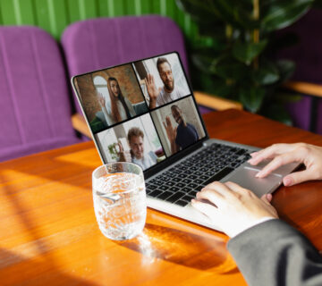 Social media for remote and hybrid work teams