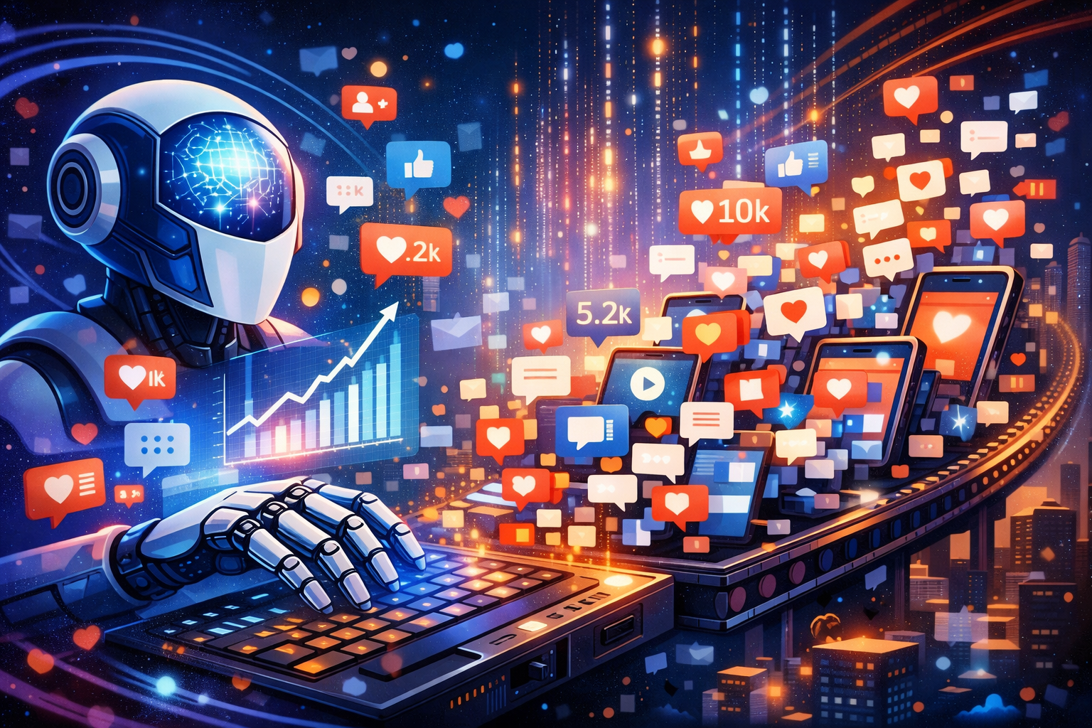 AI Social Media Volume